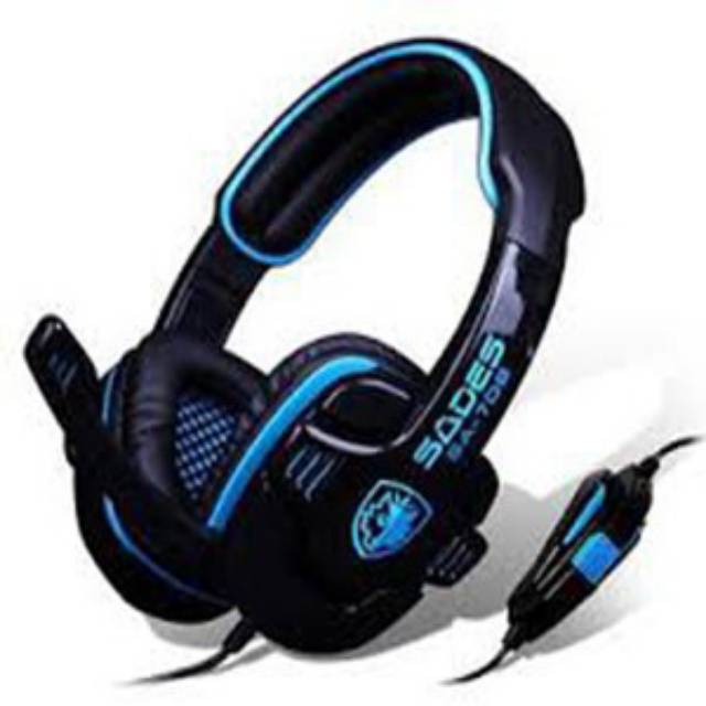 Gaming Headset Sades Sa-708 (G-Power) BIRU