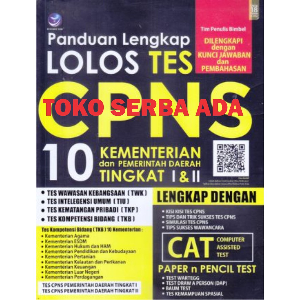 Panduan Lengkap Lolos Tes Cpns 10 Kementerian Dan Pemerintah Daerah Tingkat I Ii Lengkap Shopee Indonesia