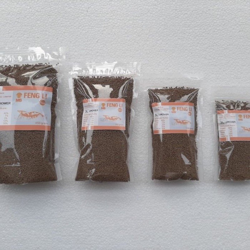 Fengli 3M 300gr Pellet Udang lobster pengganti 3L