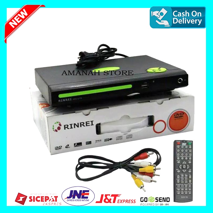 NEW Rinrei Drn 577r Dvd Player Optik By Samsung (JAGONYA BACA KASET BAJAKAN ORI)