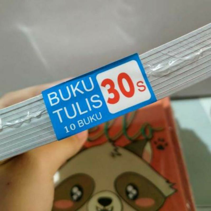 Buku Tulis Murah isi 30 Lembar / 50 Lembar (Harga per 1 Pcs buku)