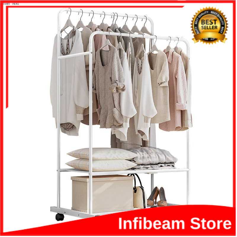 COSTWAY Rak Gantungan Baju Cloth Hanger Rack Wardrobe - W0503