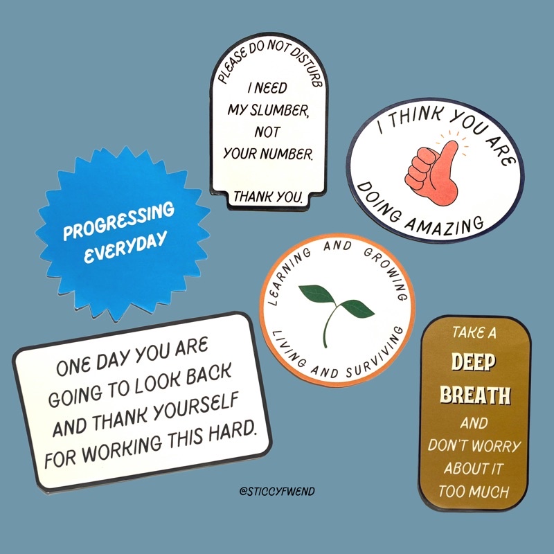 

A Fwend That Supports // Stiker Laptop // Stiker Vinyl Doff // Stiker Tahan Air