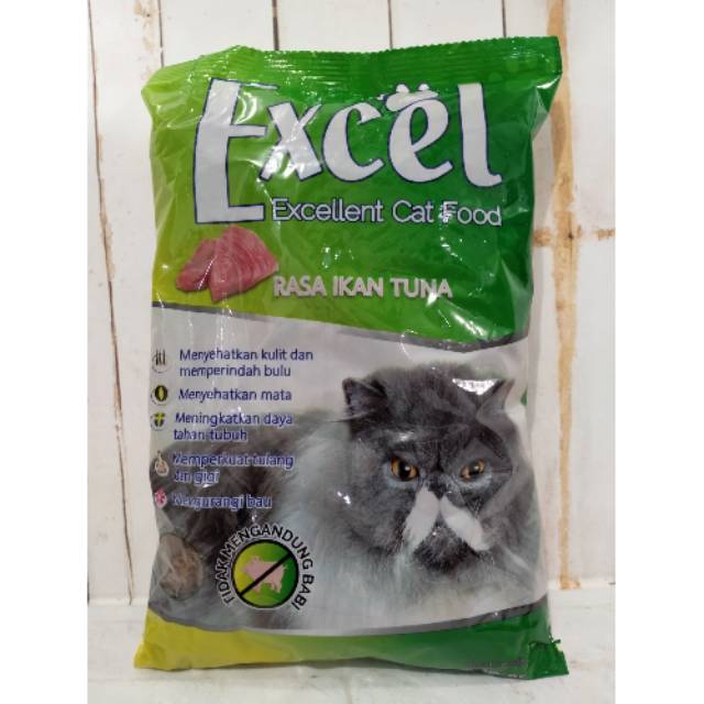 Pakan kucing Excel