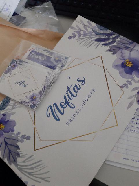 Table Set Sweet Seventeen Table Dinner Bridal Shower Aksesoris Anniversary Table Decor Custom Ungu