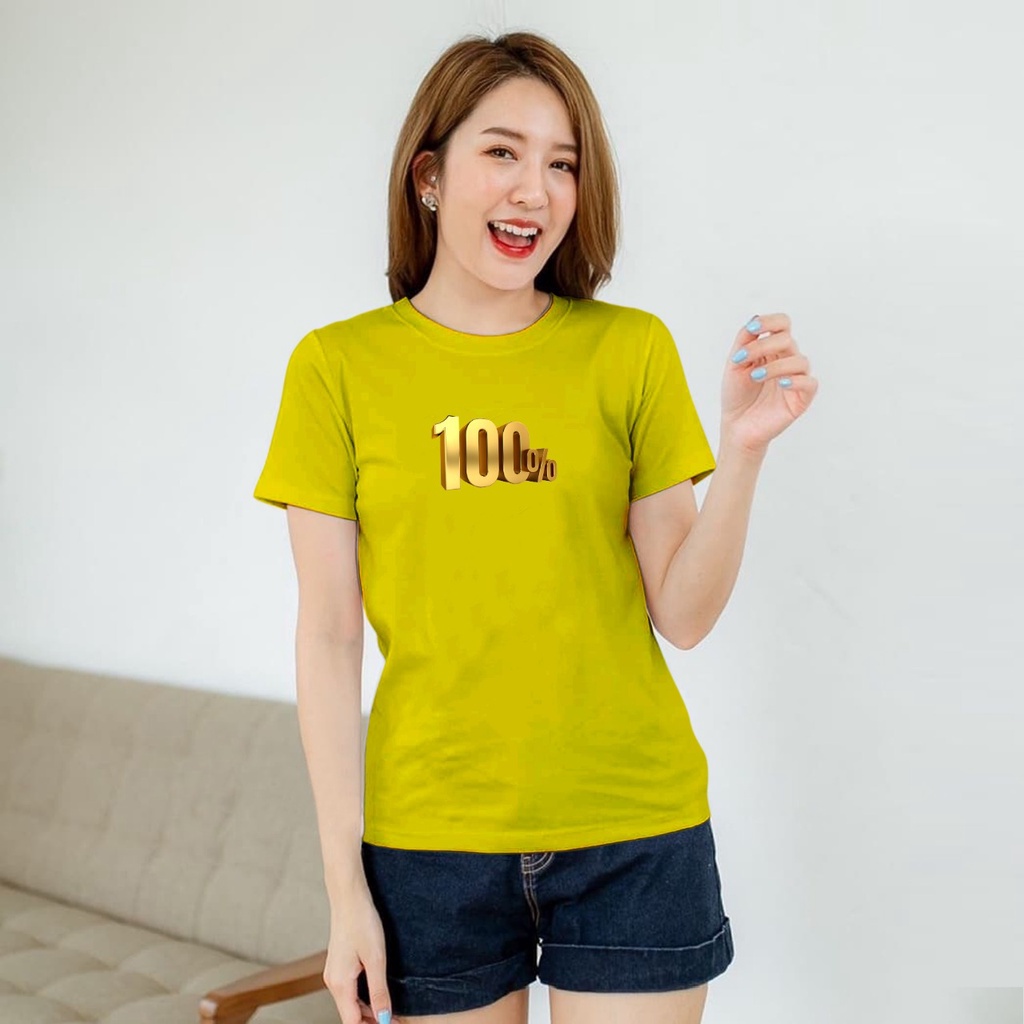 ISANNY SIZE.S M L XL XXL 2208-00016 KAOS OBLONG / KAOS CEWEK / ATASAN WANITA / 100% / READY STOCK