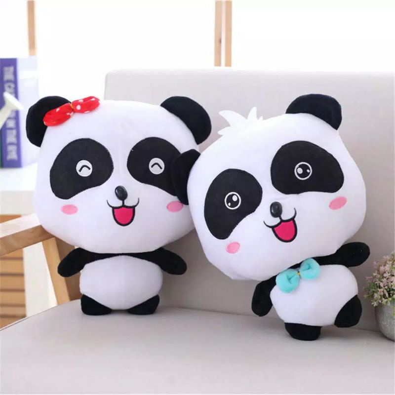 Boneka Panda Babybus Kiki dan MiuMiu