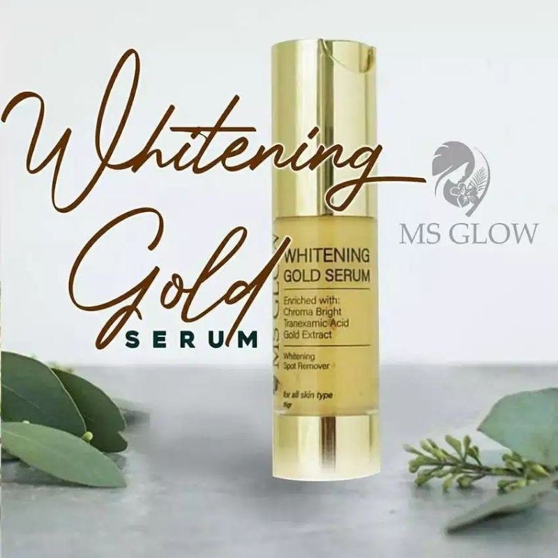 MS GLOW WHITENING GOLD SERUM original MS GLOW