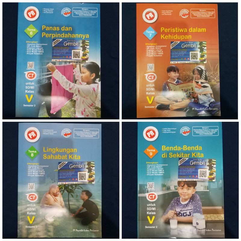 Buku PR / LKS Tematik Kelas 5 SD Tema 1 - 9