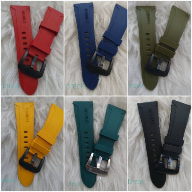 Strap Rubber Expedition 6757 / Tali Karet expedition 6757 size 28mm Pria