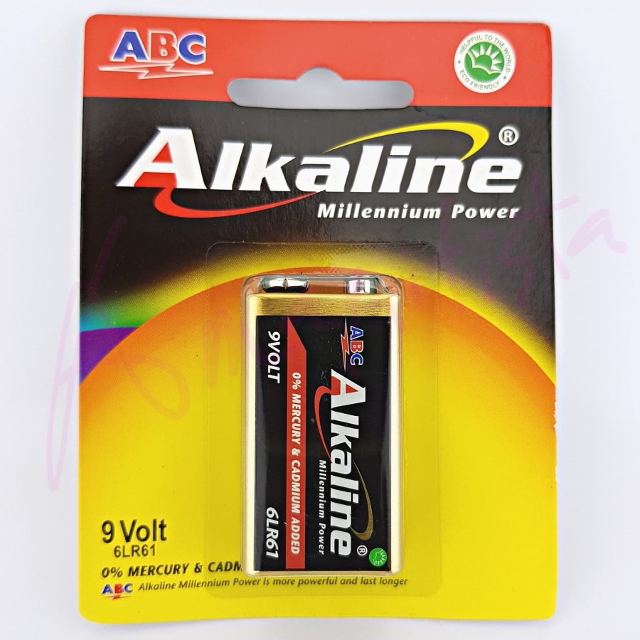 Baterai Kotak Alkaline 9V Battery ABC Alkaline