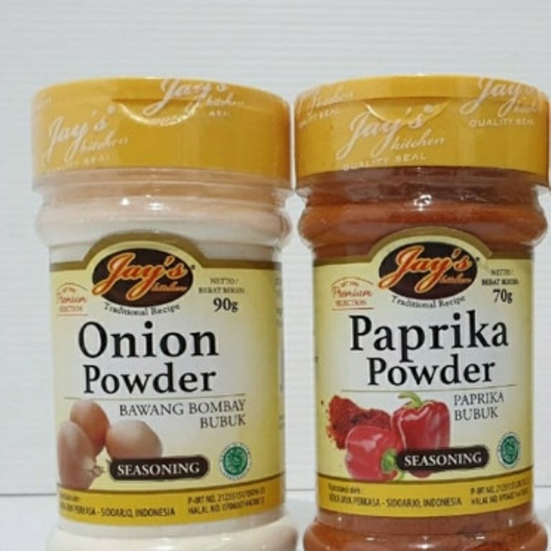 Jays Paprika / Onion Powder Bubuk Bawang Bombay Botol