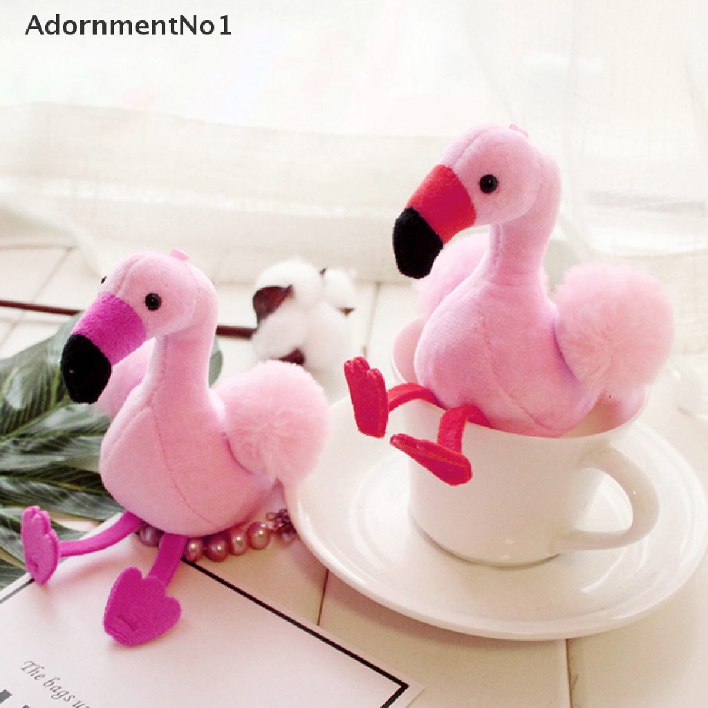 (AdornmentNo1) Gantungan Kunci Bentuk Flamingo Bahan Plush