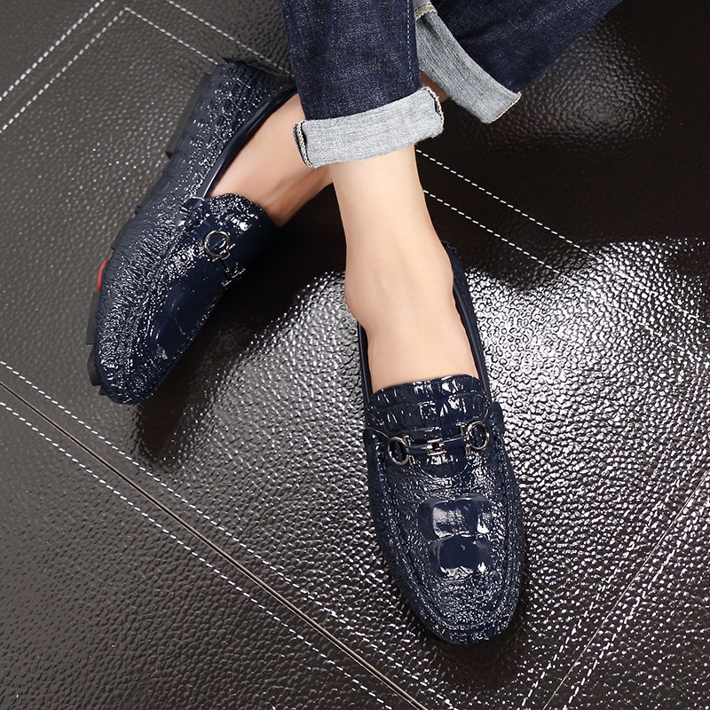 COD Fashion Sepatu Pria Kasual Loafers Import Sepatu Formal Slip On Keren Sepatu Kantor Tanpa Tali Santai Kerja 106