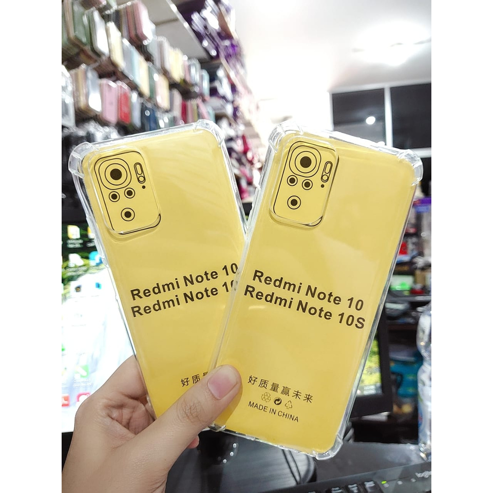 Anti Crack Redmi Note 10 Note 10s 6.43 inch Soft Case Anti Shock Jelly Tahan Benturan