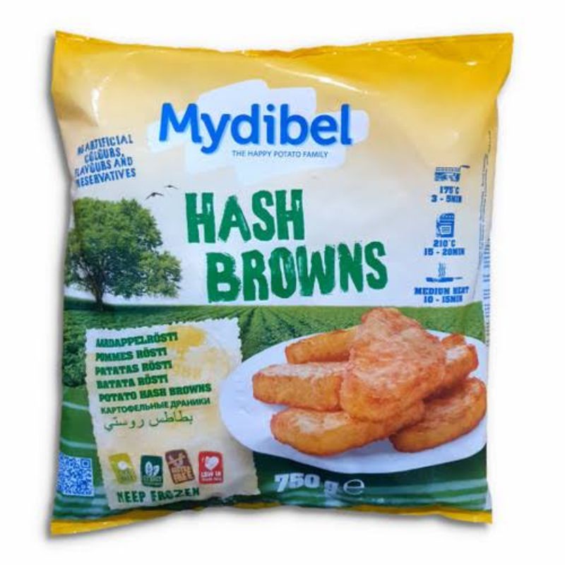 hash brown mydibel kentang goreng 750gr
