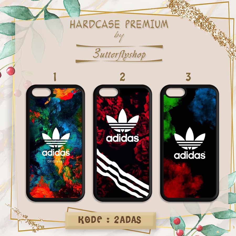 Hardcase Adidas logo color case Oppo Vivo Realme Redmi Xiaomi Samsung iphone