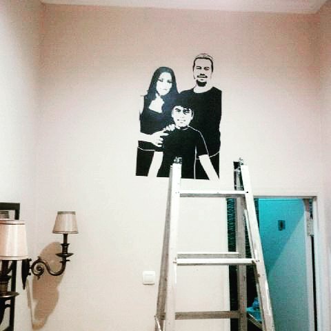 

Puswall - Stiker Dinding / Wallsticker Motive Silhouette Foto 2 / Dekorasi Ruangan / Wall Sticker Custom