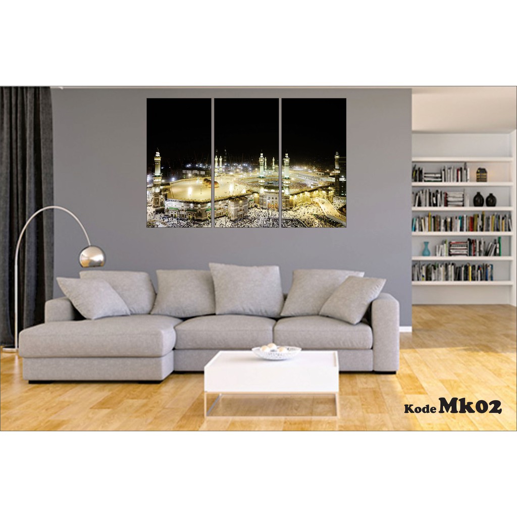 HIASAN DINDING RUANG TAMU (Masjidil Haram) #MK01