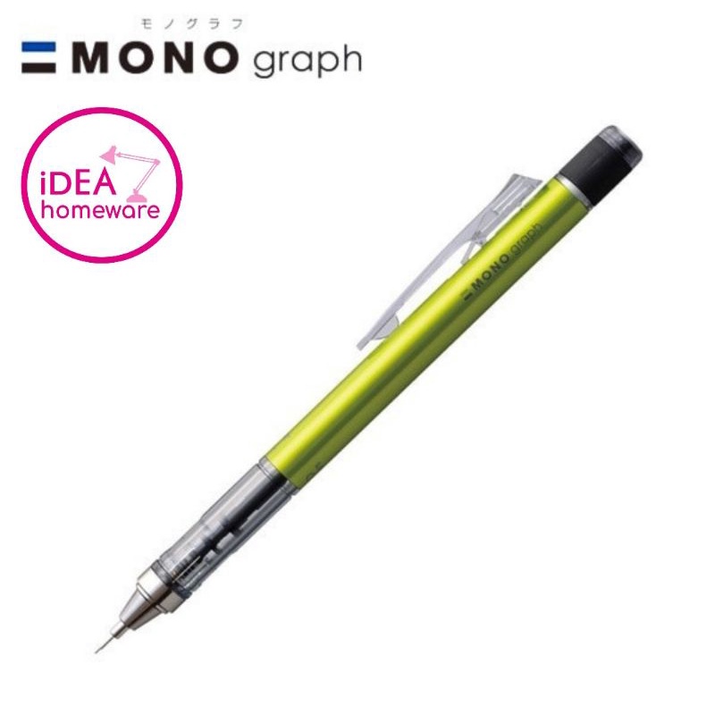 

Tombow Pensil Mekanik Mono Graph Lime DPA-132E 0.5 mm Mechanical Pencil Hijau