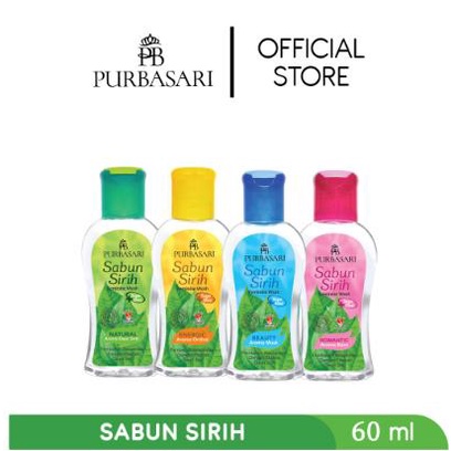 ^ KYRA ^ Purbasari Sabun Sirih Cair Feminime Wash Plus Tego Deo - Netto 60 ml