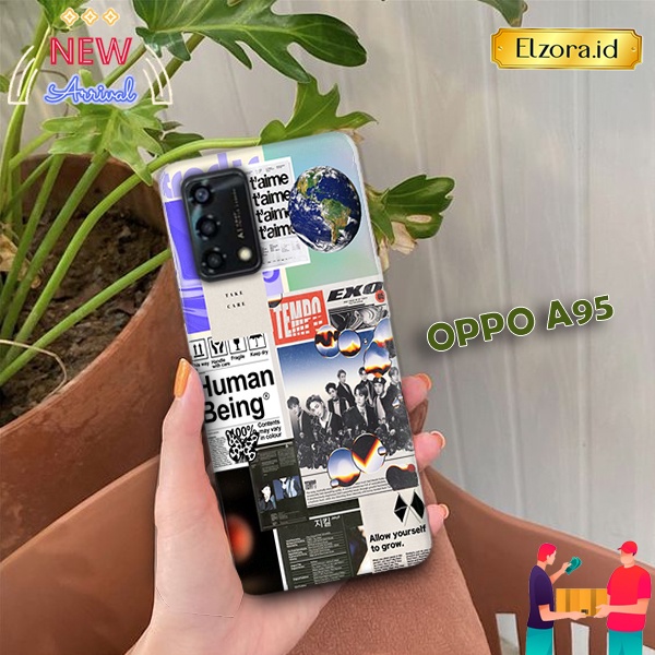Case OPPO A95 Fashion Case Estetik Case Lucu Hardcase Softcase Kesing Cover Silicon Termurah