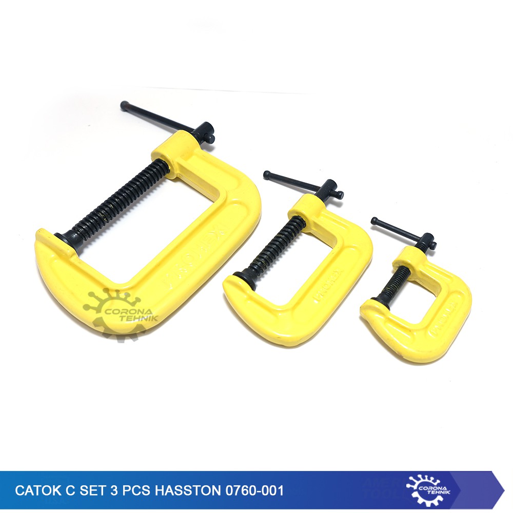 Catok C Set 3 Pcs Hasston 0760-001