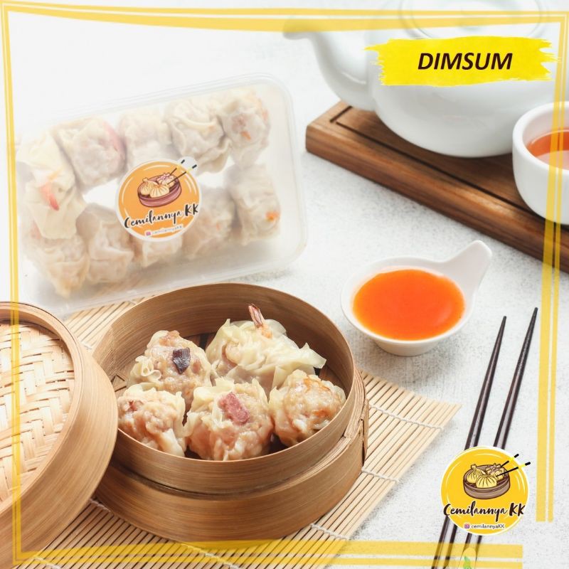 

Dimsum isi 10pc, tersedia kemasan beku dan matang