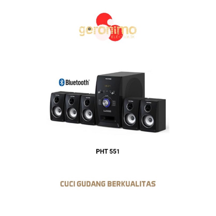 Home theater/hometeater POLYTRON PHT551 PHT-551 || CUCI GUDANG BARU