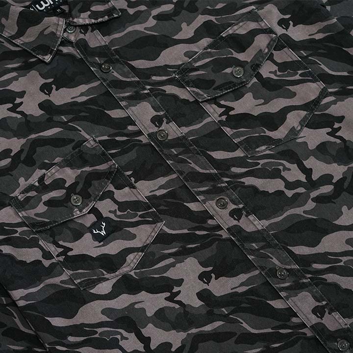 Whoopculture &quot;Loudly&quot; Camo Workshirt