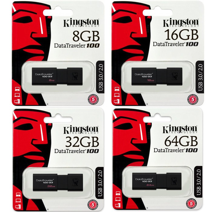 Flashdisk Kingston 16GB - DT100 G3 USB 3.0 (ORIGINAL)