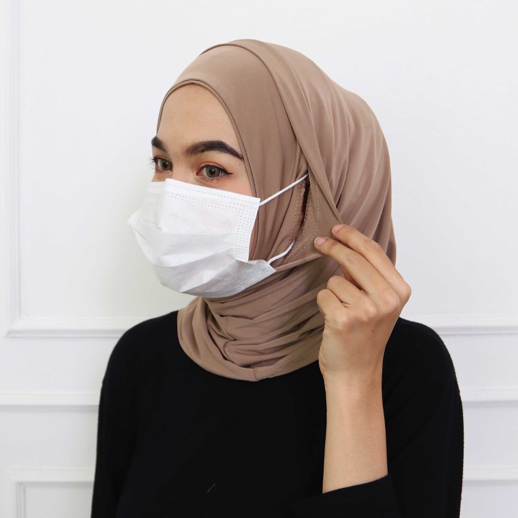 HITJAB - Hijab Sport Hijab Mask Untuk Masker Kacamata & Earphone-8