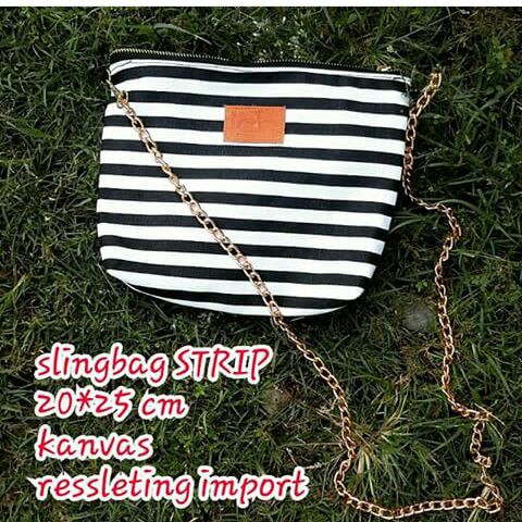 Slingbag Kanvas (SLB) 1 ( COD BAYAR DITEMPAT )