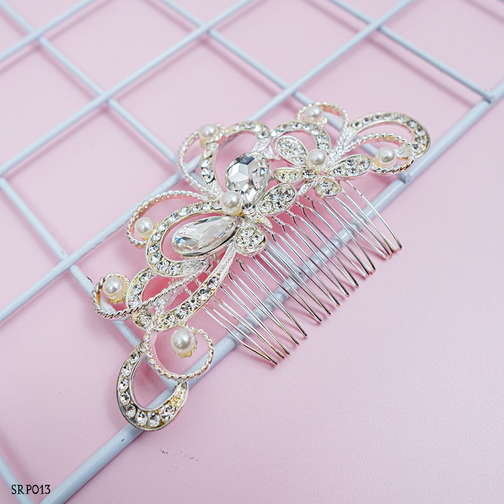 [PALING LARIS] AKSESORIS WEDDING PERNIKAHAN SIRKAM RAMBUT PESTA WANITA SRP013