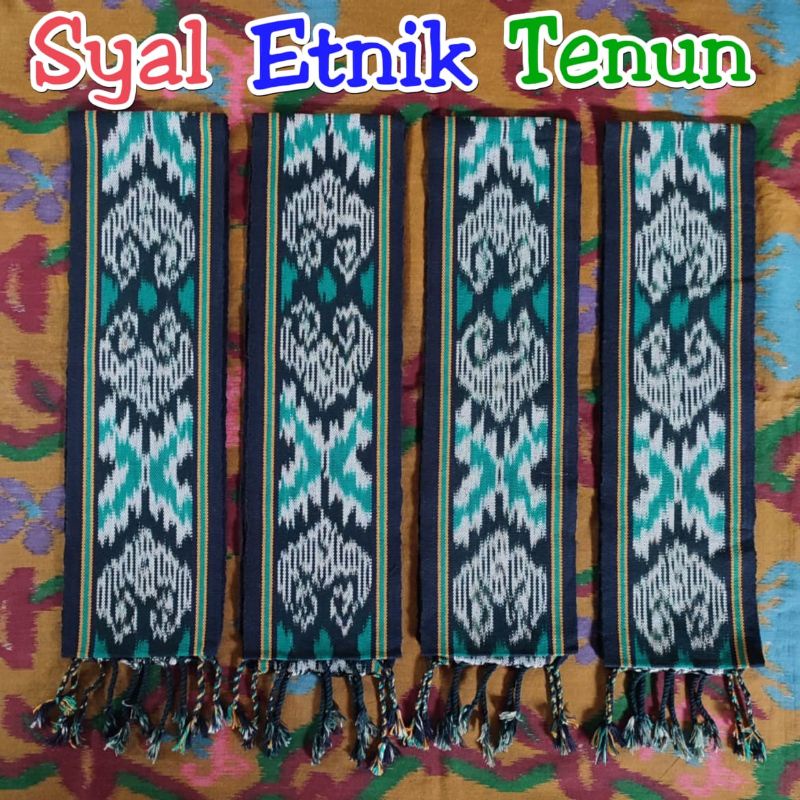 Syal Etnik Tenun, kain tenun