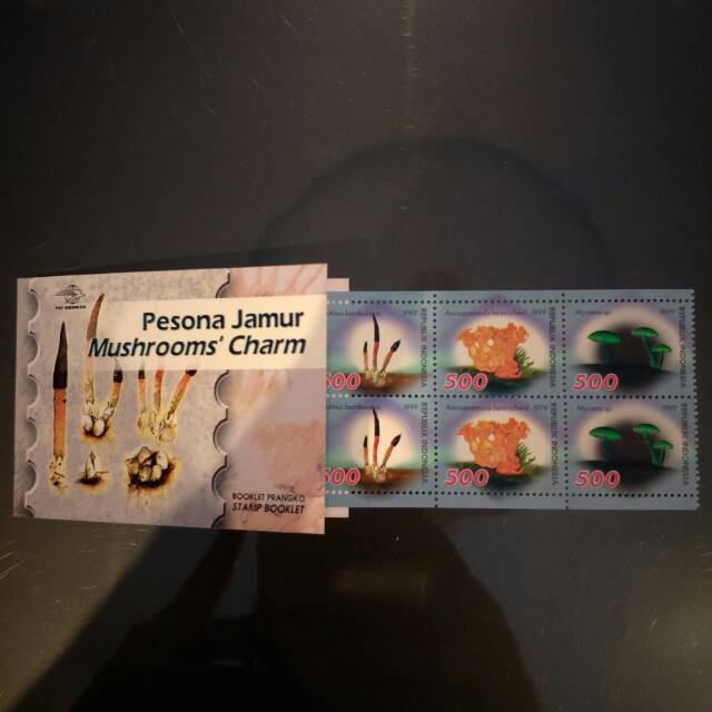 Booklet Perangko Pesona Jamur - 1999 - Prangko Indonesia