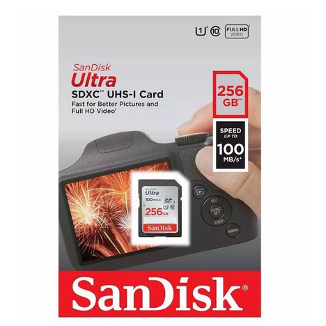 Sandisk Memory Card SDXC Card 256 GB Original
