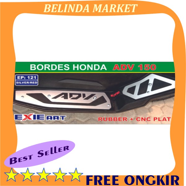 TERLARIS !!! BORDES HONDA ADV 150 - PANEL STEP FLOOR ADV 150 - AKSESORIS HONDA ADV 150