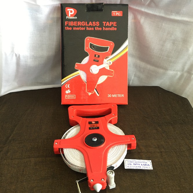 Meteran 30 Meter | Meteran Roll 30 Meter | Meteran Tancap Primero