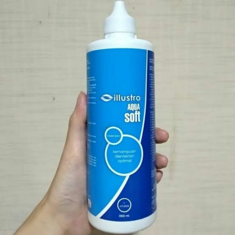 CAIRAN PEMBERSIH SOFTLENS AQUASOFT 350 ML