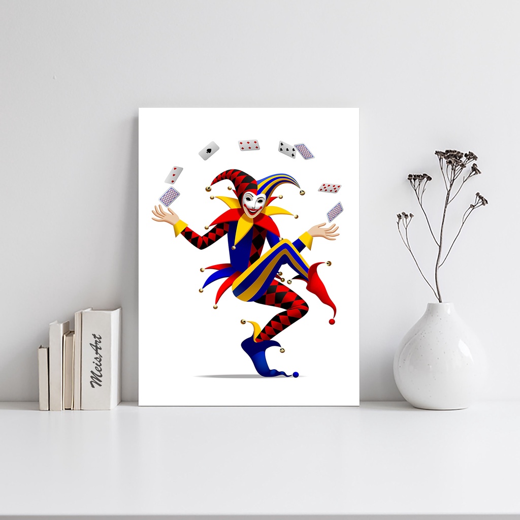 Grit ID Hiasan Dinding Rumah Joker / Poster Kayu Joker / Wall Decor Joker / Dekorasi Rumah Joker / H