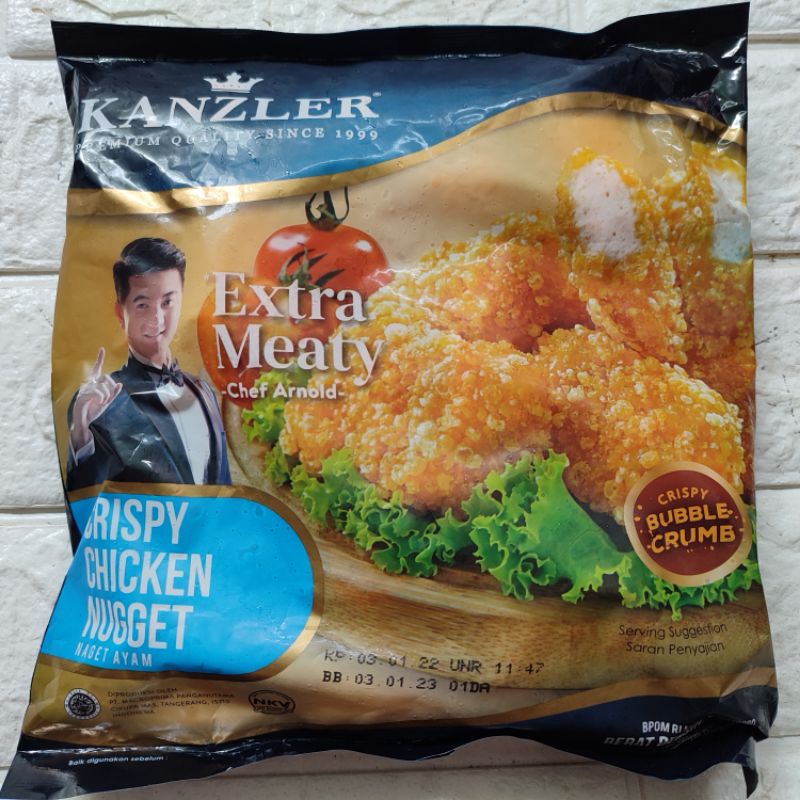 

Nugget Ayam Kanzler Extra Meaty Extra Crunchy Buble Crumb 500gr