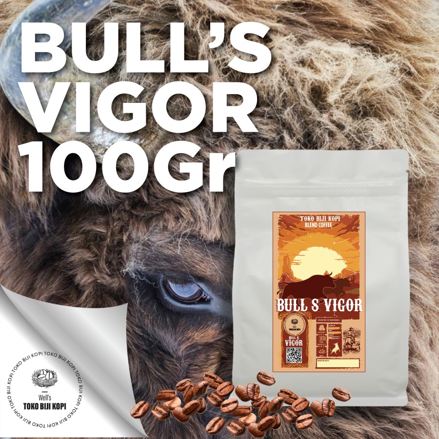 

KOPI HOUSE BLEND 30-70 ARABIKA ROBUSTA ESPRESSO BULL'S VIGOR - 100GR