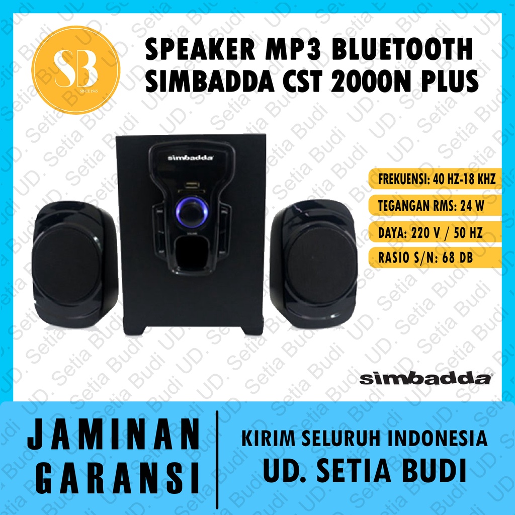 Speaker MP3 Bluetooth Simbadda CST 2000N PLUS