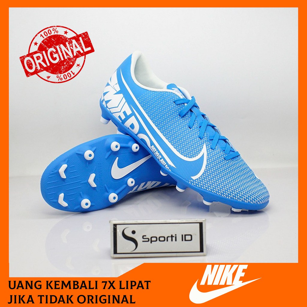 Sepatu Bola Nike Vapor 13 Club FG - Blue Hero AT7968-414 Original