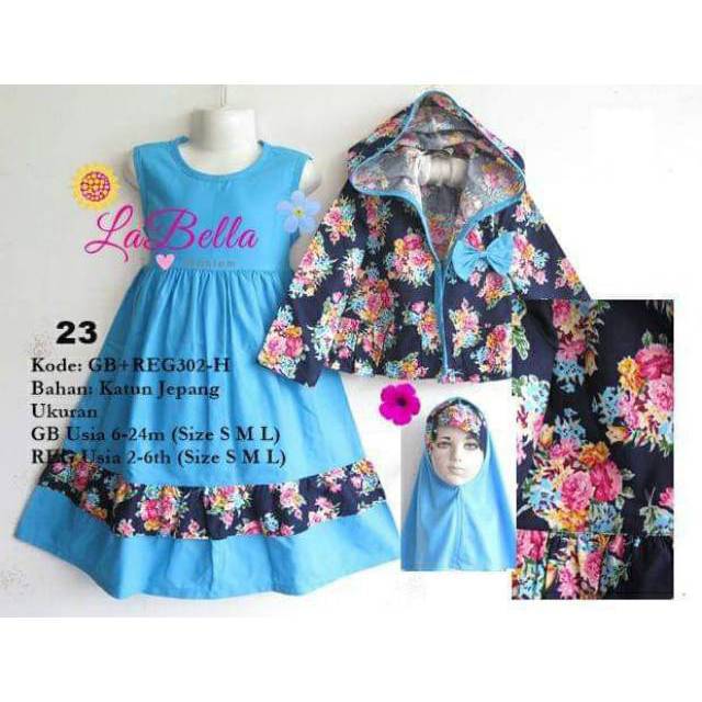  GAMIS  LABELLA GAMIS  ROMPI  BAJU  ANAK  PEREMPUAN  Shopee 