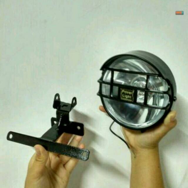 Lampu fokus asli buat rx king + dudukan lampu buat shock rx king / bison