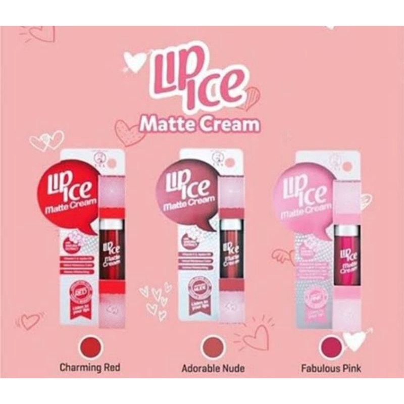 LIP ICE Matte Cream 4gr - Exp 11/2023