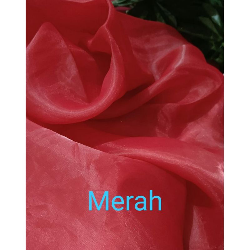 kain organza/kain polos/Gaun pengantin