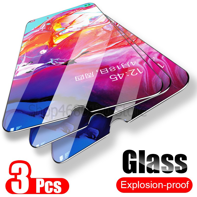 3pcs Samsung Galaxy M10 M20 M30 A40 A50 A60 A70 A80 A90 Tempered Glass Film